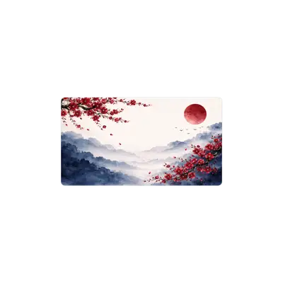 Mousepad Sakura rojo-azul 73x40 Classic | Custom
