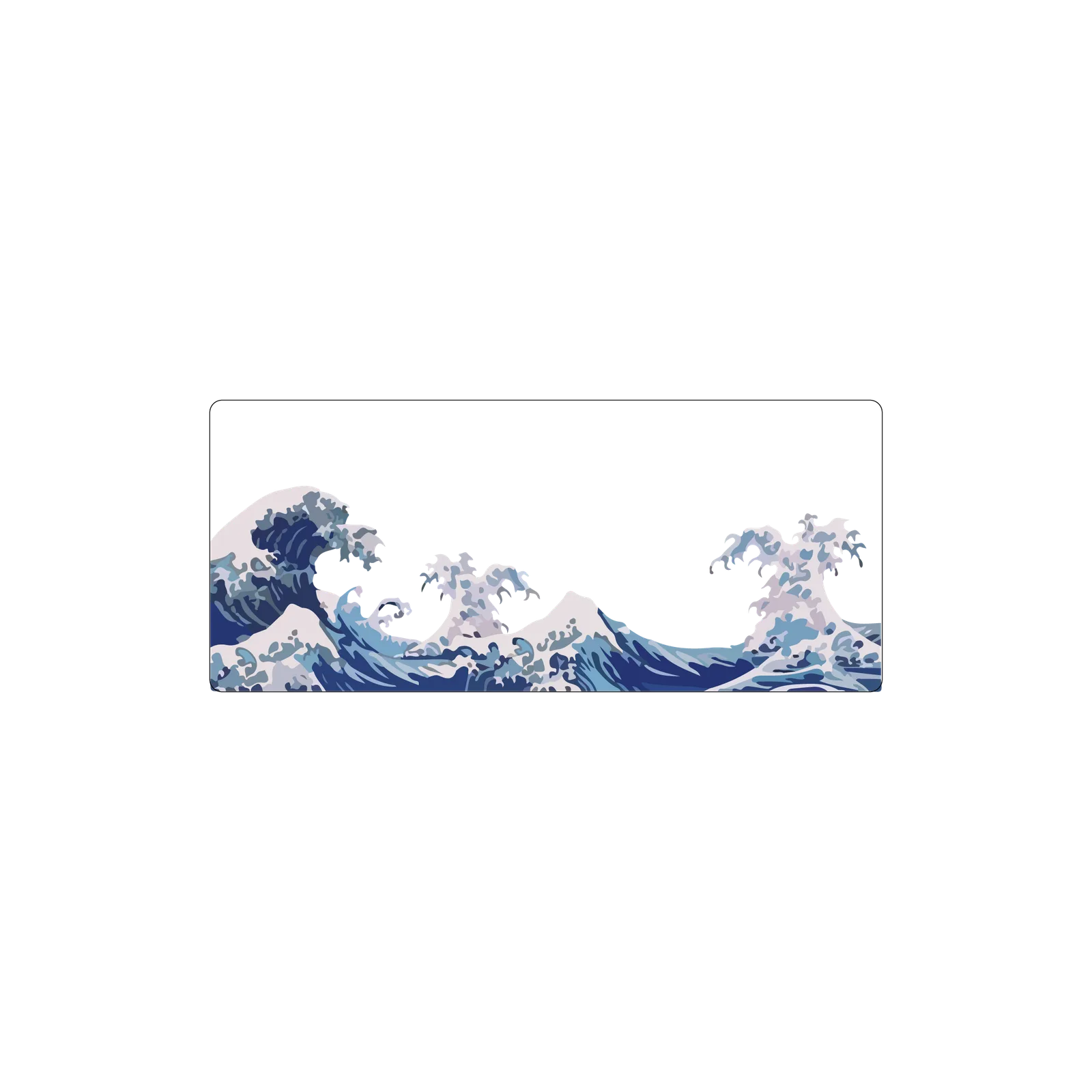 Mousepad Waves blanco 75x32 PRO | Custom