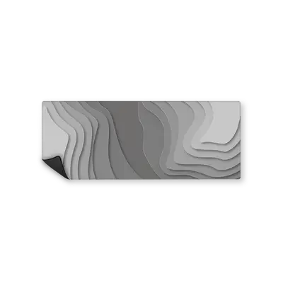 Mousepad Topográfico gris 82x32 Classic | Custom