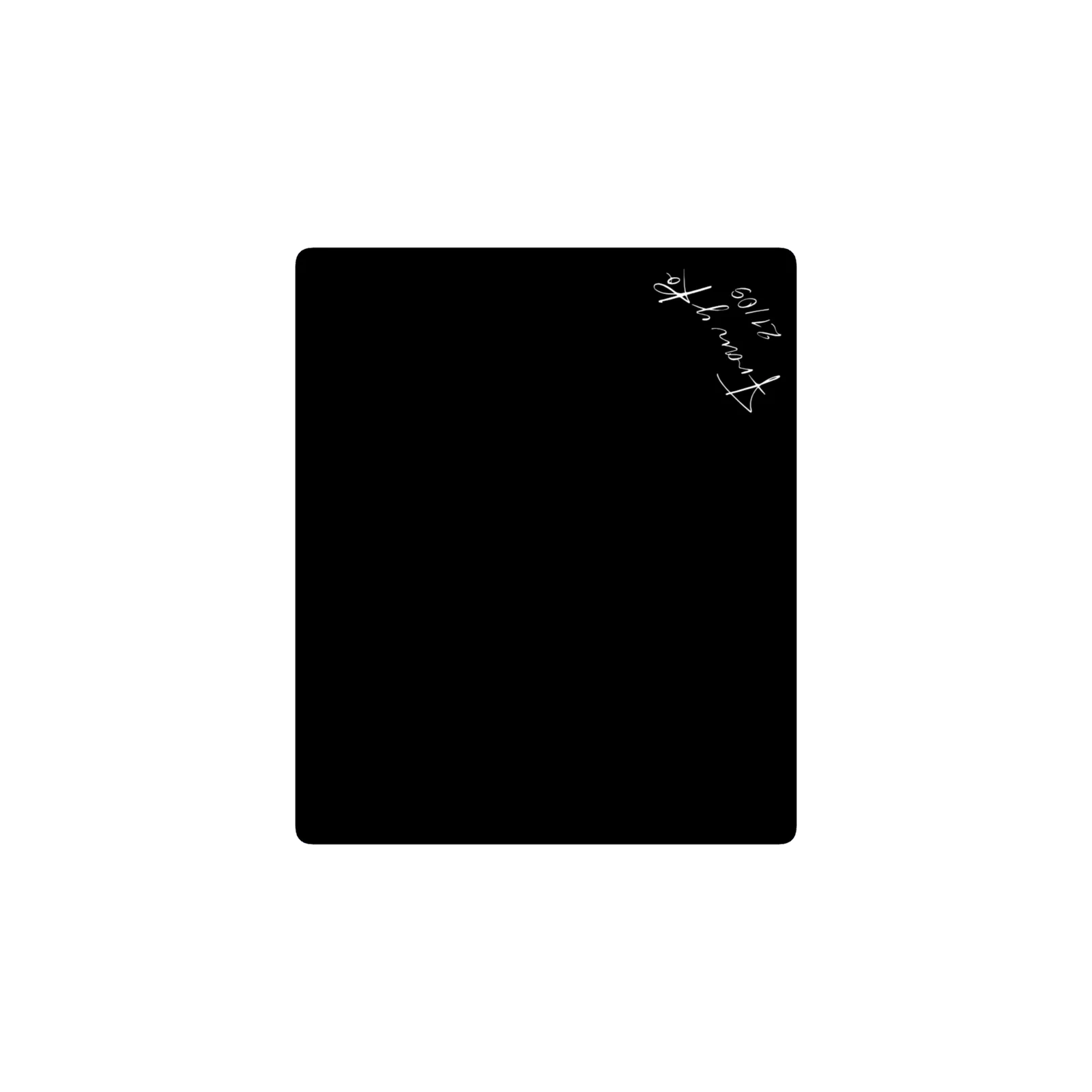 Negro cln letras blancas
