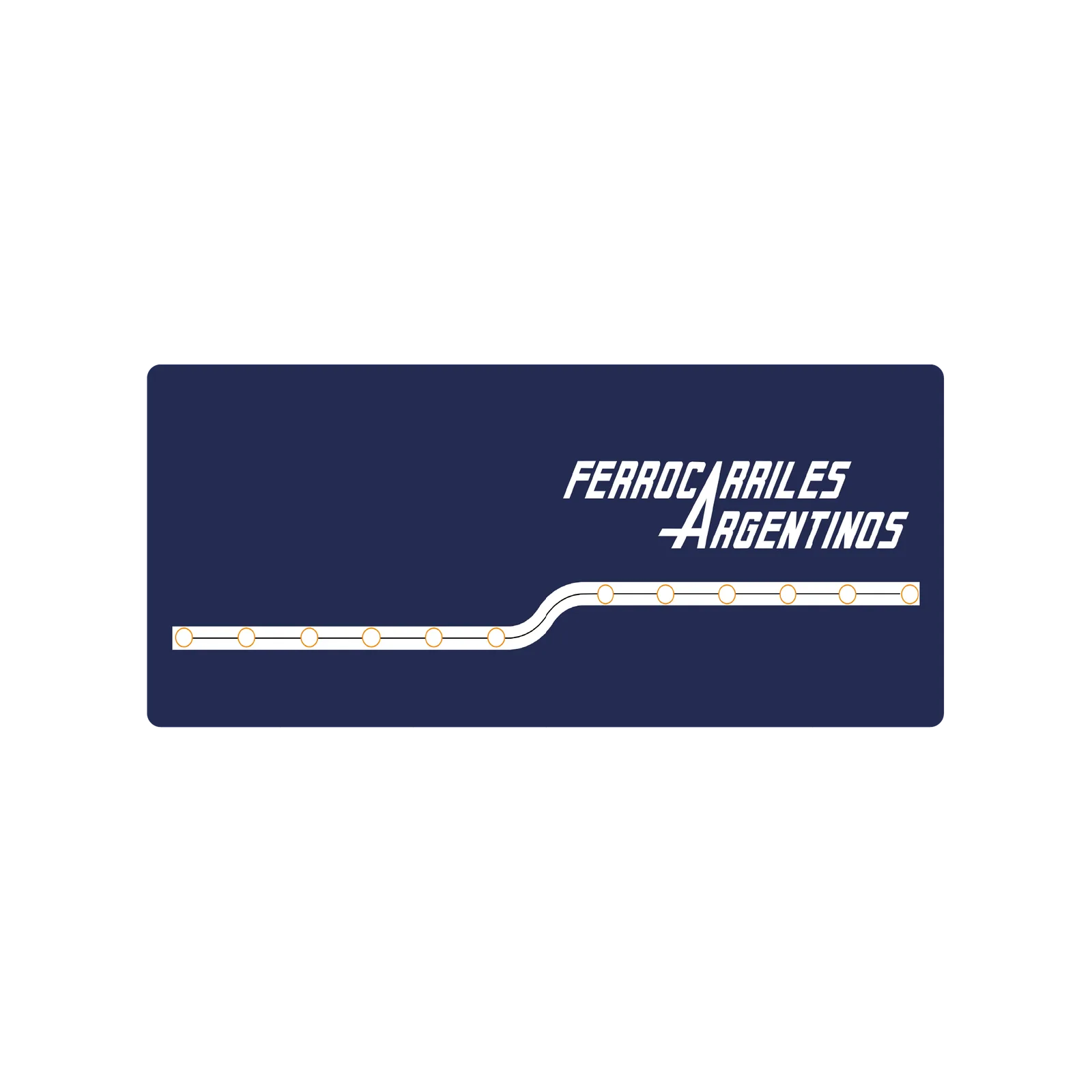 Mousepad Ferrocarriles Argentinos 56x25 Classic | Custom