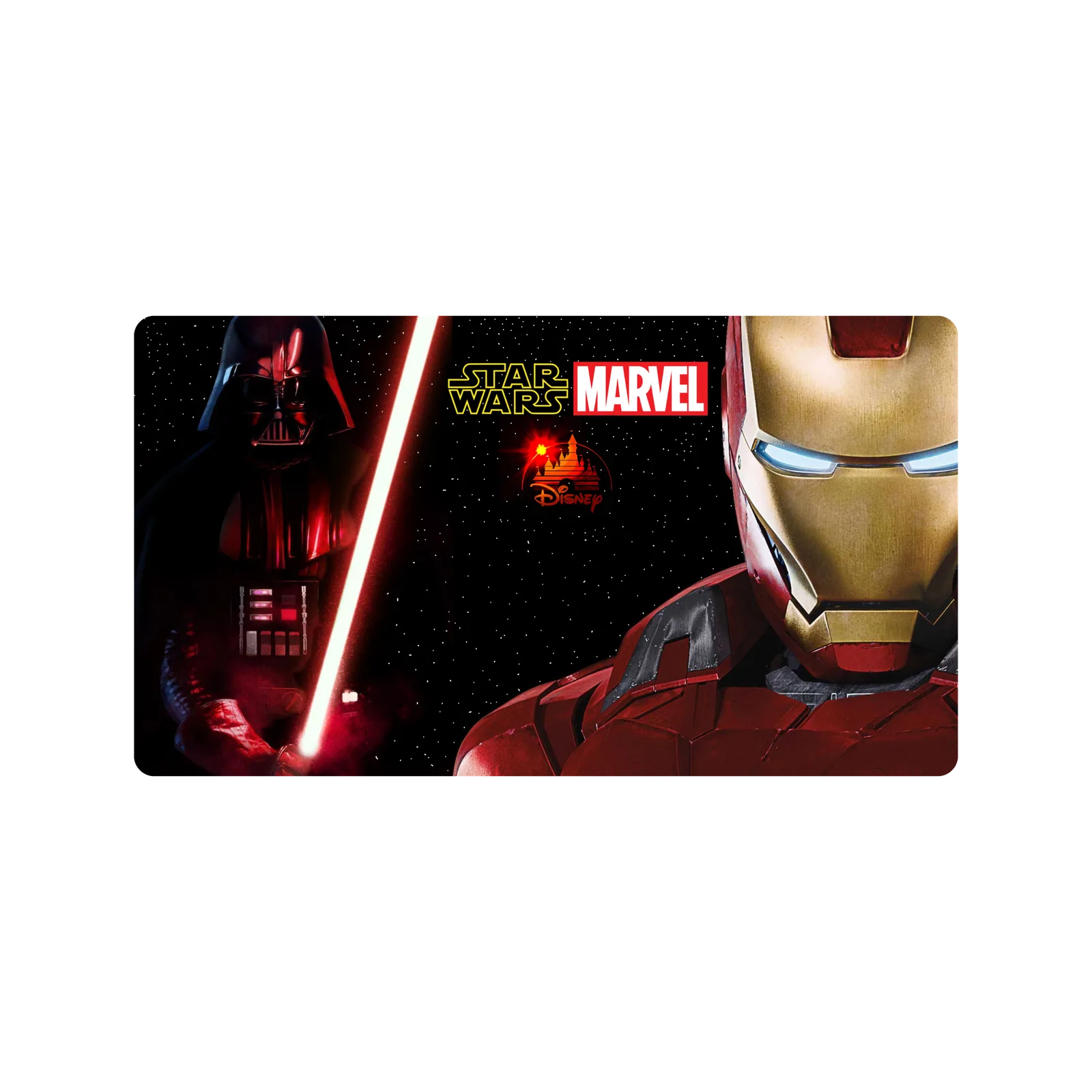 Mousepad Darth Vader y Ironman 90x50 Classic | Custom