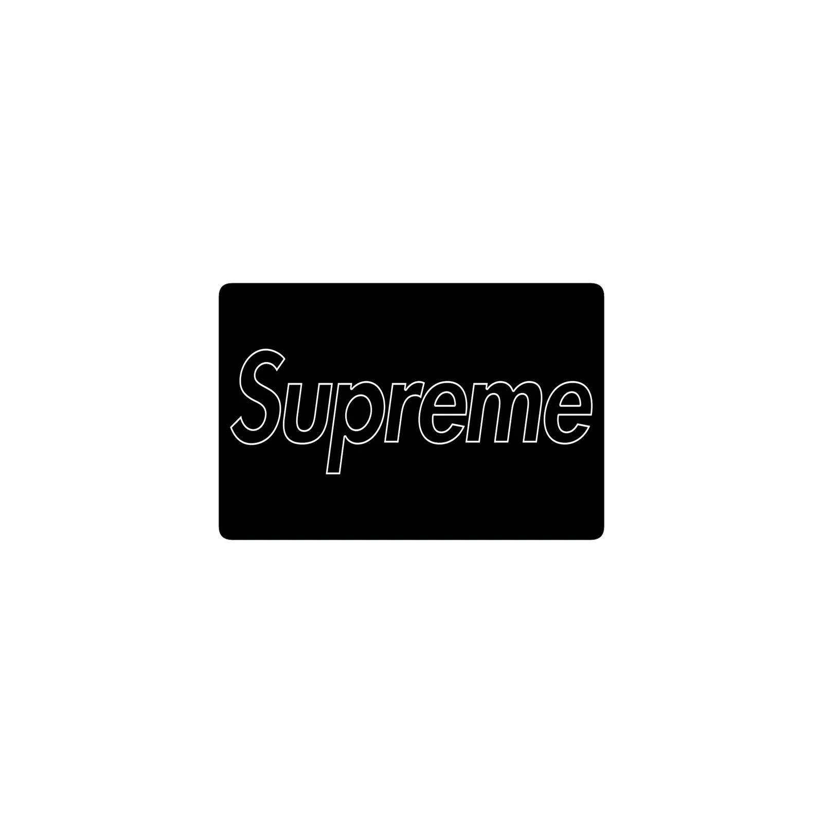 supreme black