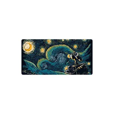 Mousepad Wall-E Noche Estrellada 80x40 Classic | Custom