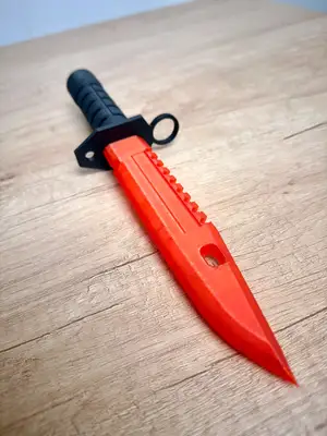 Bayoneta M9 Dopler Ruby de NOTMID 3D, foto 4