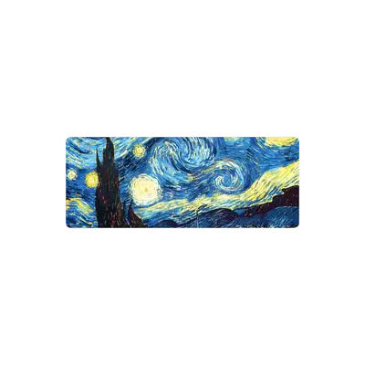 Mousepad Noche estrellada Van Gogh 82x32 PRO | Custom