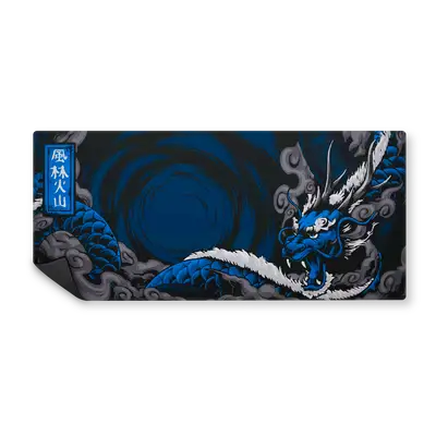 Mousepad Blue Dragon 90x40 Classic | Custom