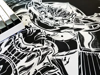 Mousepad Yakuza Serie PRO de NOTMID, foto 2