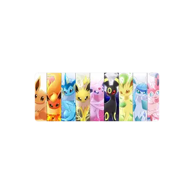 Mousepad eevee y evoluciones 82x32 PRO | Custom