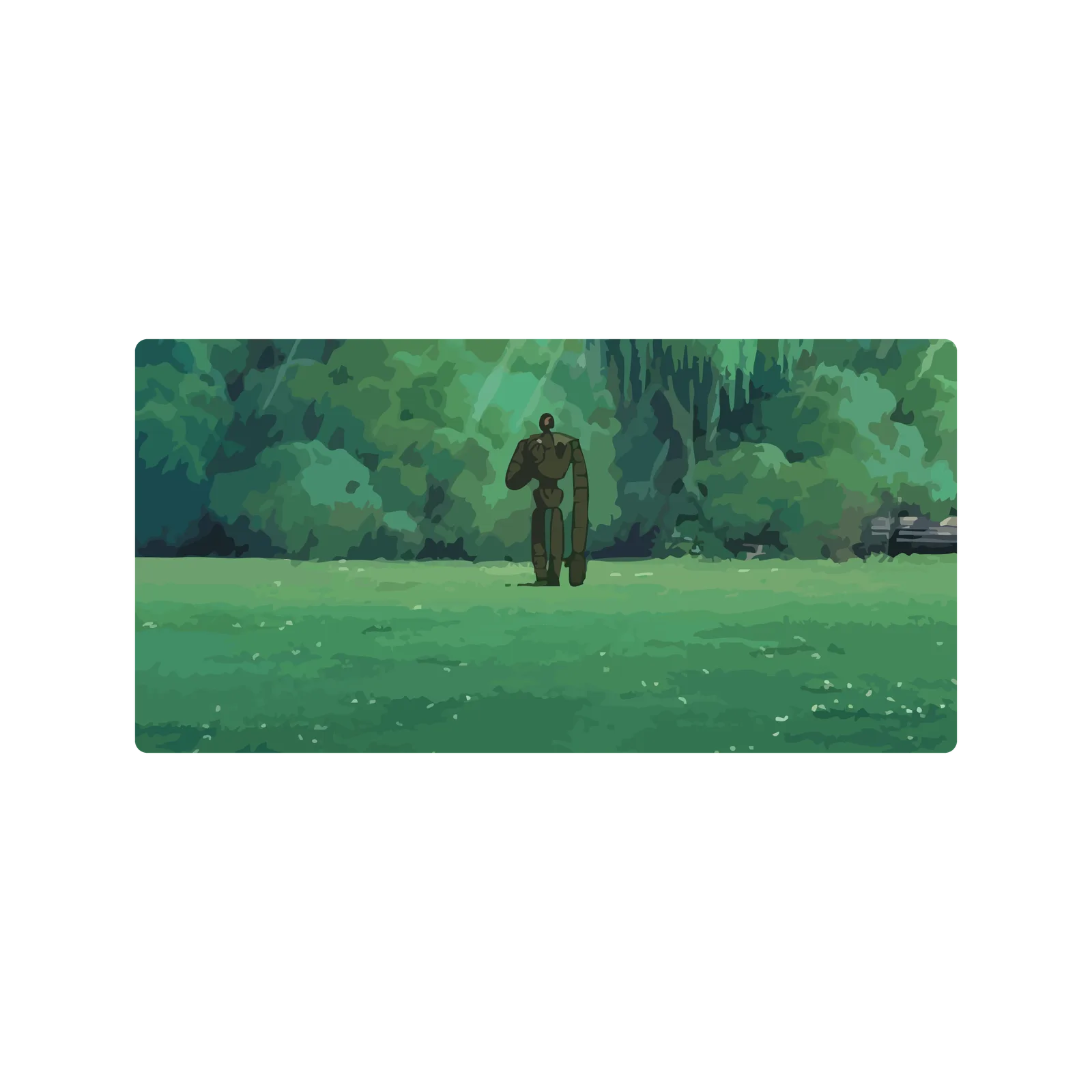 Mousepad Laputa garden 120x60 Classic | Custom