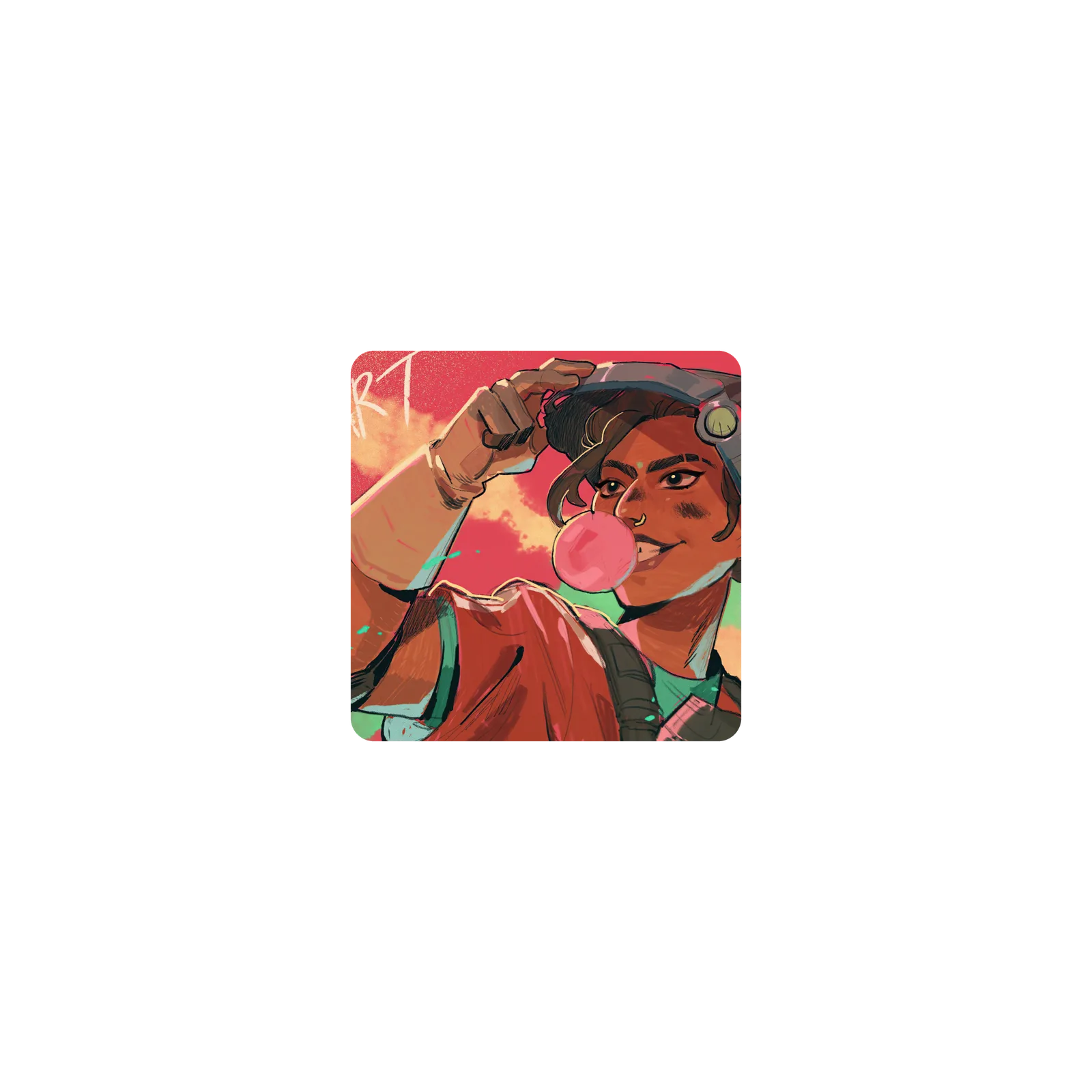 Mousepad Apex Legends Rampart 25x25 Classic | Custom