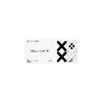 Mousepad X white 67x30 PRO | Custom