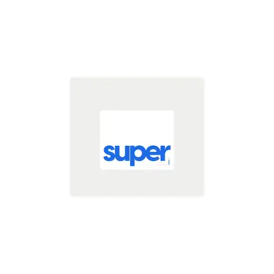 Mousepad super blanco con letras azules 45x40 PRO | Custom