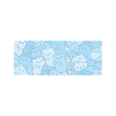 Mousepad Gatitos celestes 78x30 Classic | Custom