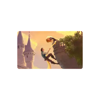 Mousepad Rapunzel y Eugene 61x35 Classic | Custom