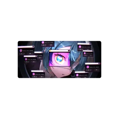 Mousepad Miku ojito 90x40 Classic | Custom