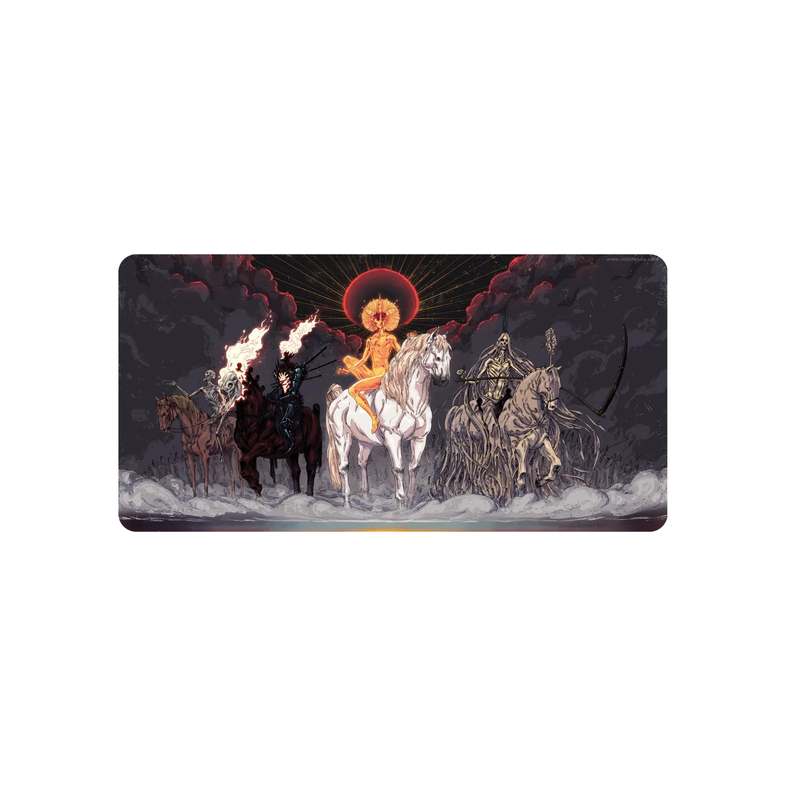 Mousepad Jinetes del apocalipsis 80x40 PRO | Custom