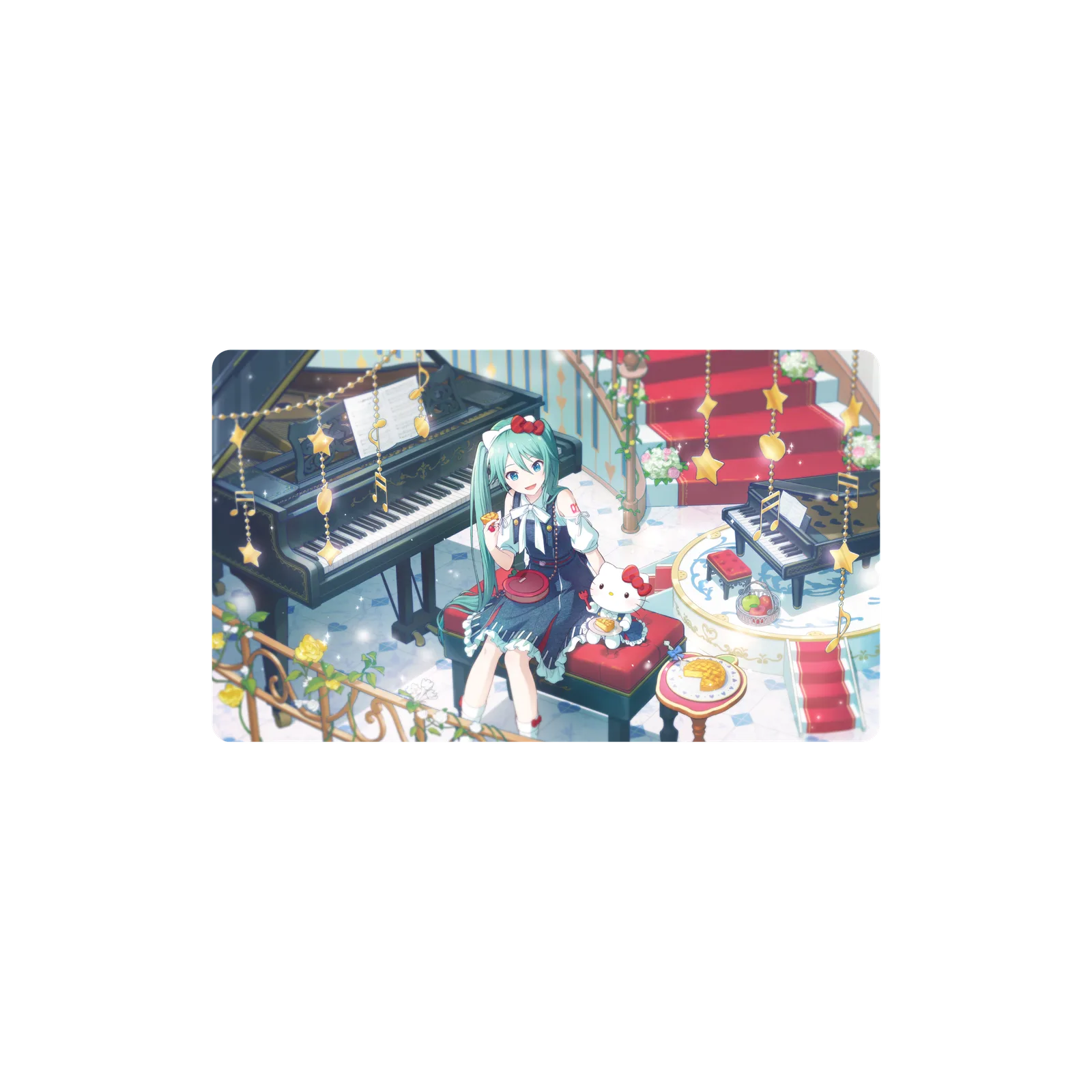 Mousepad Miku y Kitty 60x35 PRO | Custom