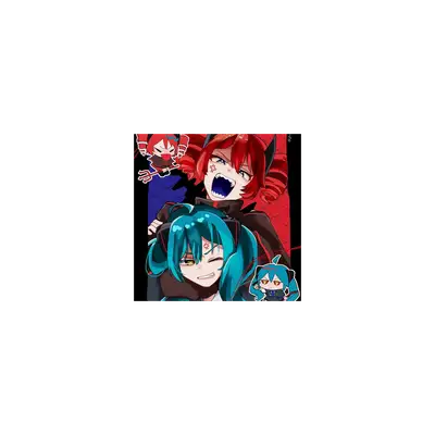Mousepad miku y teto 25x25 Classic | Custom