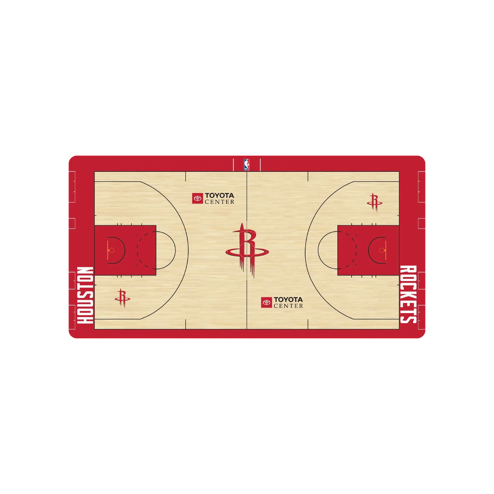 Mousepad Cancha Houston Rockets 80x40 PRO | NOTMID