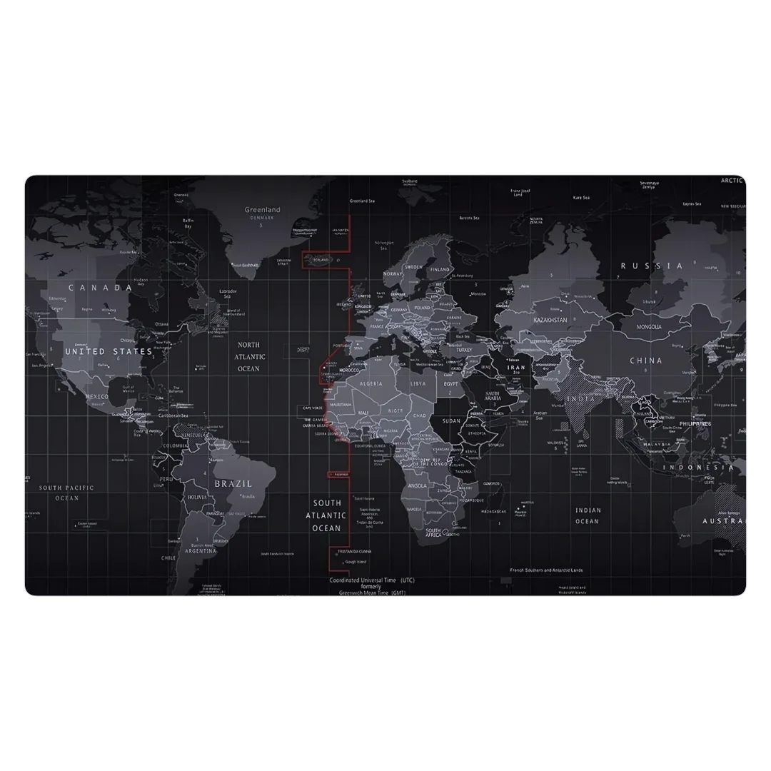 Mapa mundi negro
