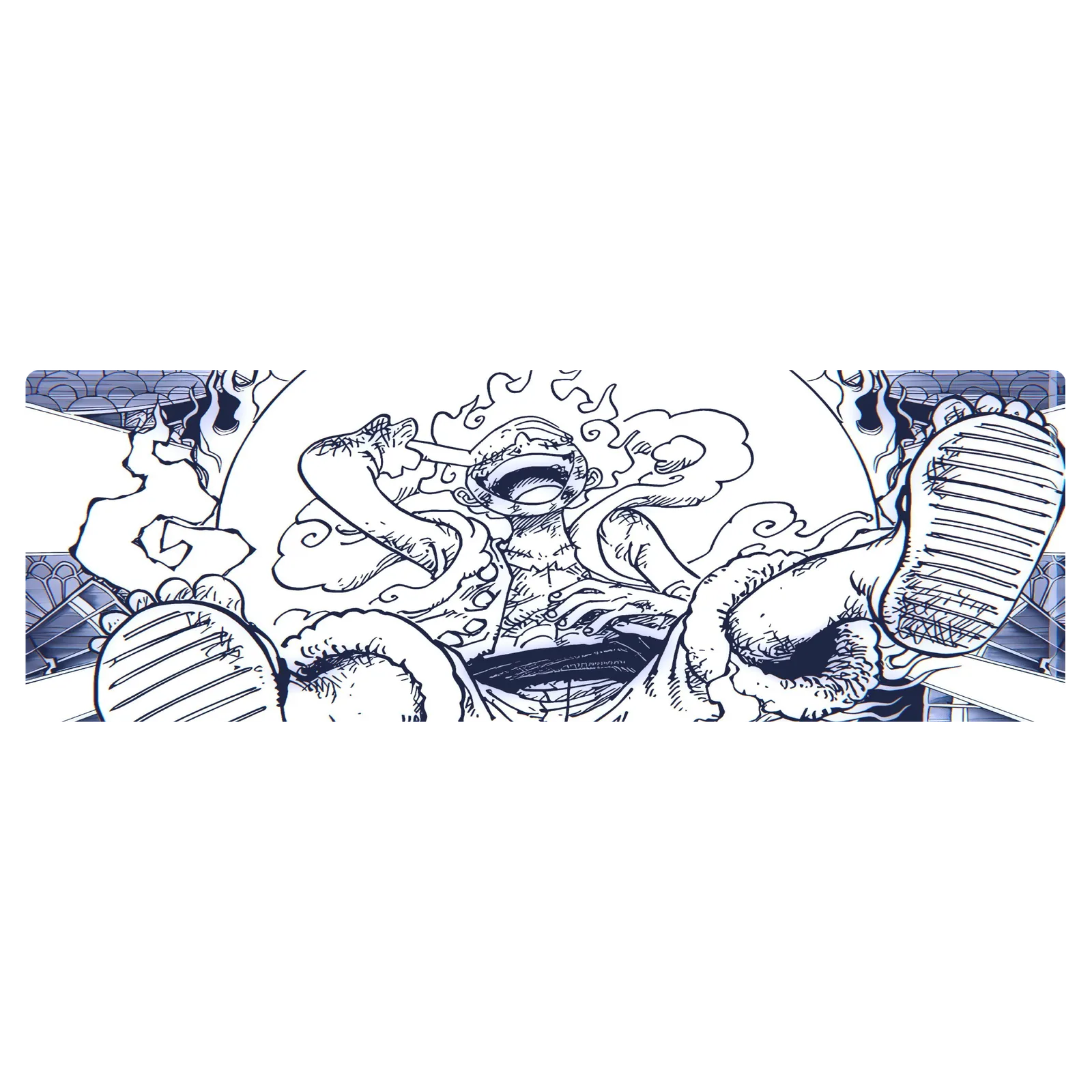 Mousepad One Piece Luffy Gear 150x50 Classic | Custom
