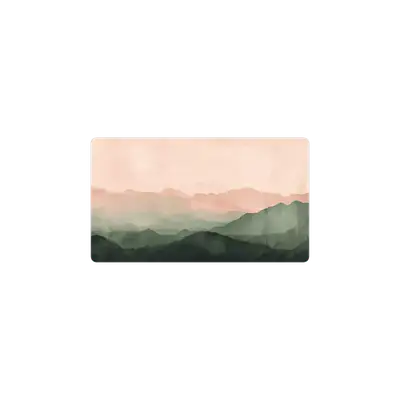 Mousepad Atardecer montaña abstracto 70x40 Classic | Custom