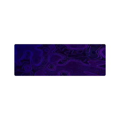Mousepad Topografico Morado 74x25 Classic | Custom