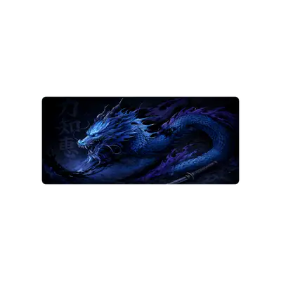Mousepad Draco azúl 90x40 Classic | Custom