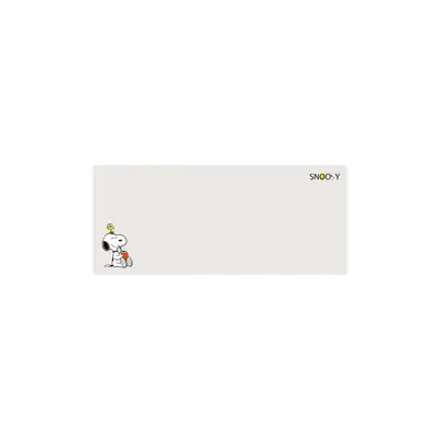 Mousepad Snoopy tomando mate gris 70x30 PRO | Custom