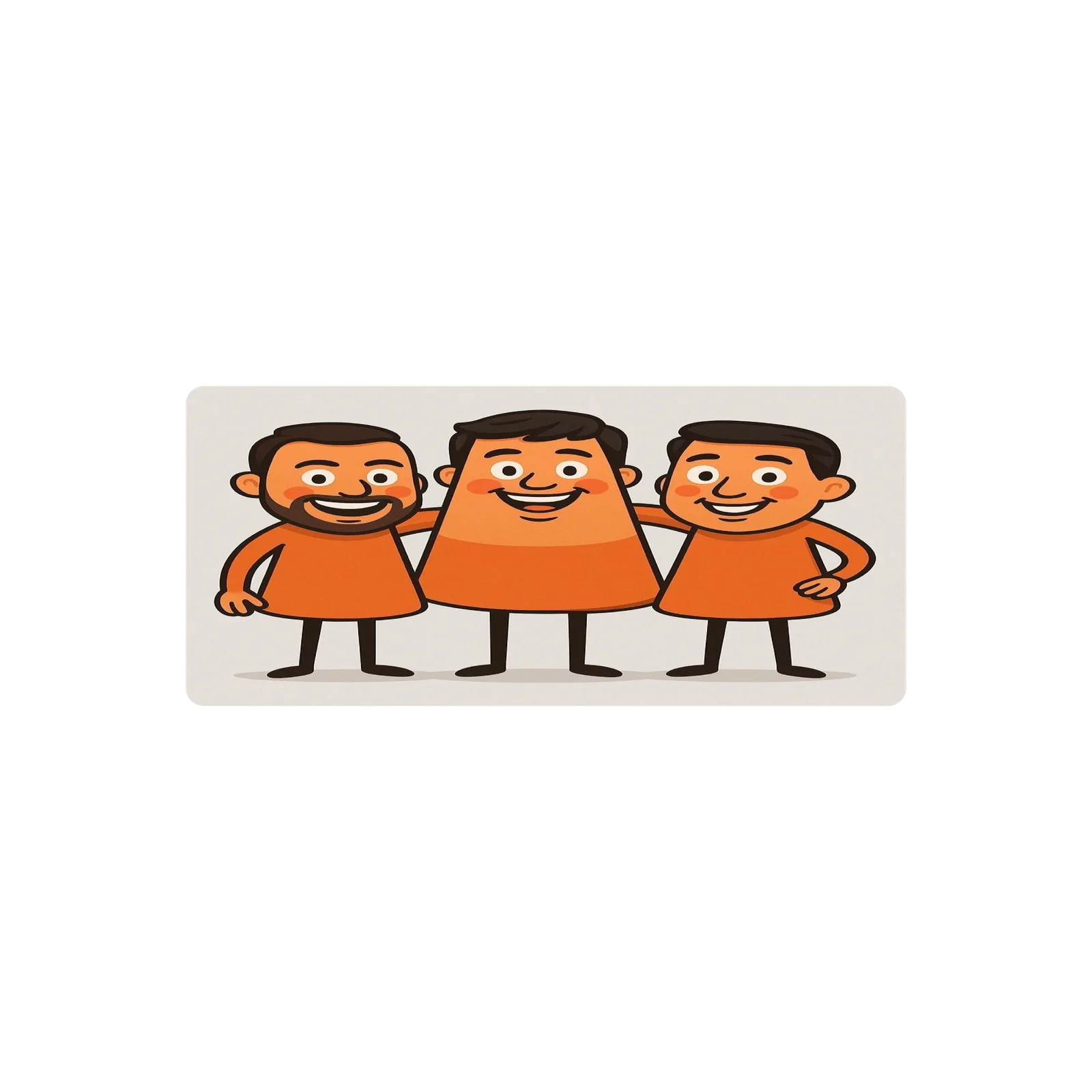 Mousepad Los amigos conos 80x35 PRO | Custom