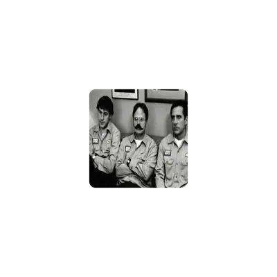 Mousepad Dwight con bigote 25x25 Classic | Custom