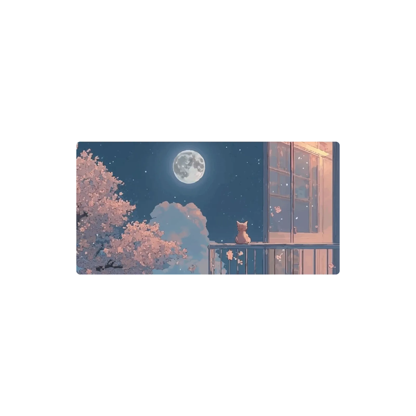 Mousepad Cozy night 80x40 Classic | Custom
