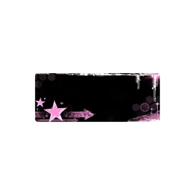 Mousepad pink grunge 82x32 Classic | Custom