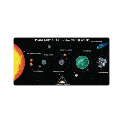 Mousepad Outer Wilds te amo 100x50 PRO | Custom