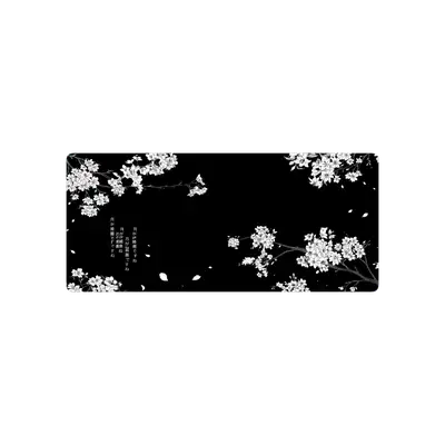 Mousepad Flowers White MOUSE PADEL 90x40 Classic | Custom
