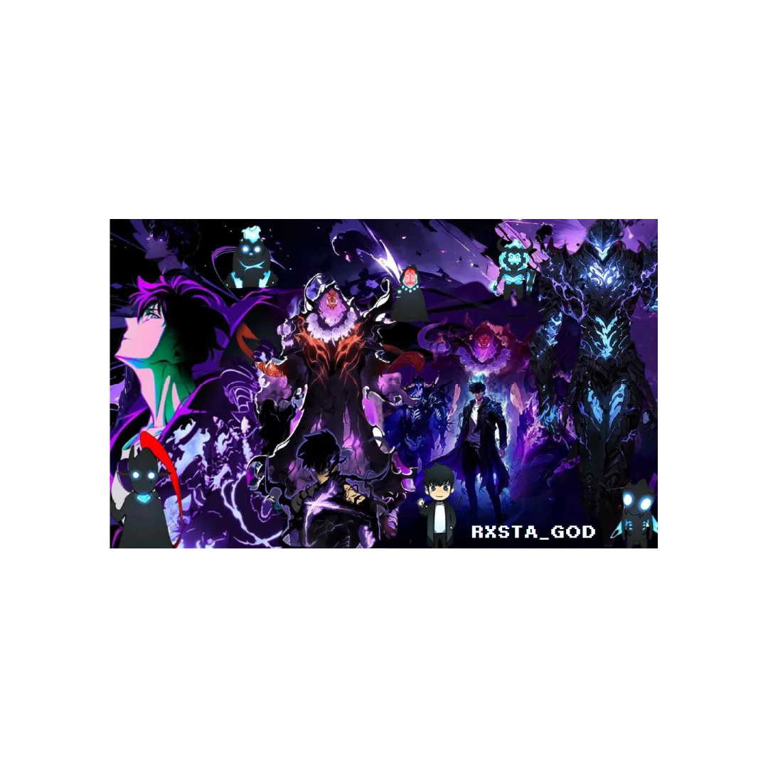 Mousepad Solo Leveling Rasta God 100x60 PRO | Custom
