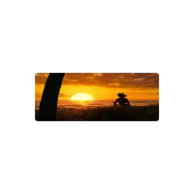 Mousepad goku nubes y atardece 82x32 PRO | Custom