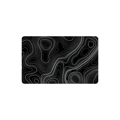 Mousepad topologia negra 97x60 Classic | Custom