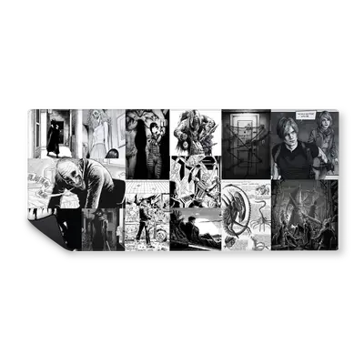 Mousepad collage terror 90x40 Classic | Custom