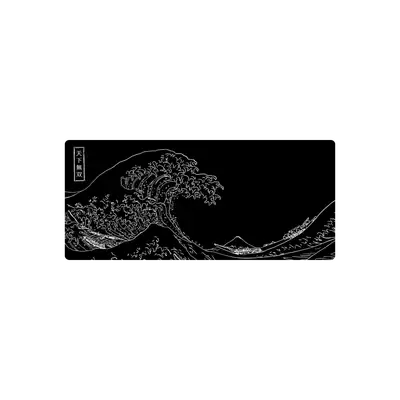 Mousepad KANAGAWA BLACK 90x40 PRO | Custom