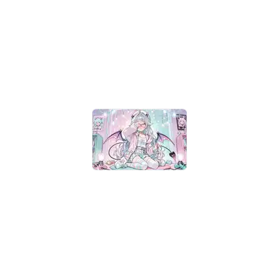 Mousepad demon pink blue 31x20 Classic | Custom