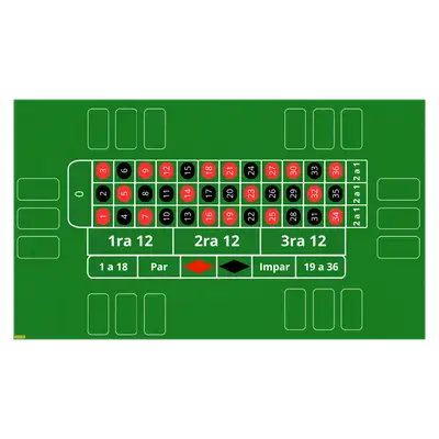 Mousepad ruleta 120x70 Classic | Custom-recto