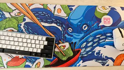 Mousepad Sushi Kraken Serie PRO de NOTMID, foto 3