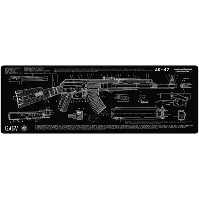 Mousepad Ak 47 san 127x44 Classic | Custom