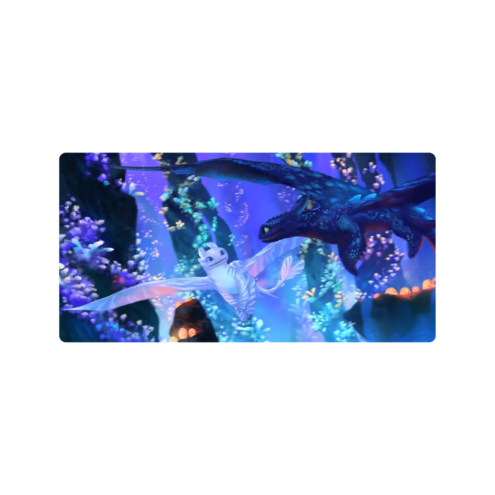 Mousepad Furia nocturna y furia luminosa 120x60 PRO | Custom