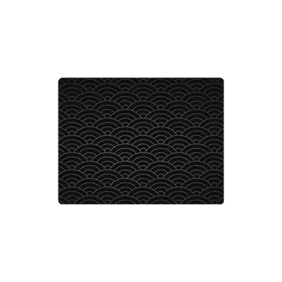 Mousepad Seigaiha black 60x46 PRO | Custom
