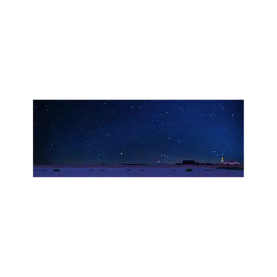 Mousepad Homero Simpson viendo las Estrellas 105x38 Classic | Custom