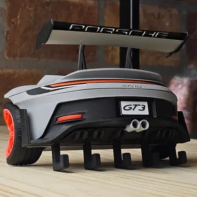 Porta llaves Porsche 911 GT3 RS de NOTMID 3D, foto 3