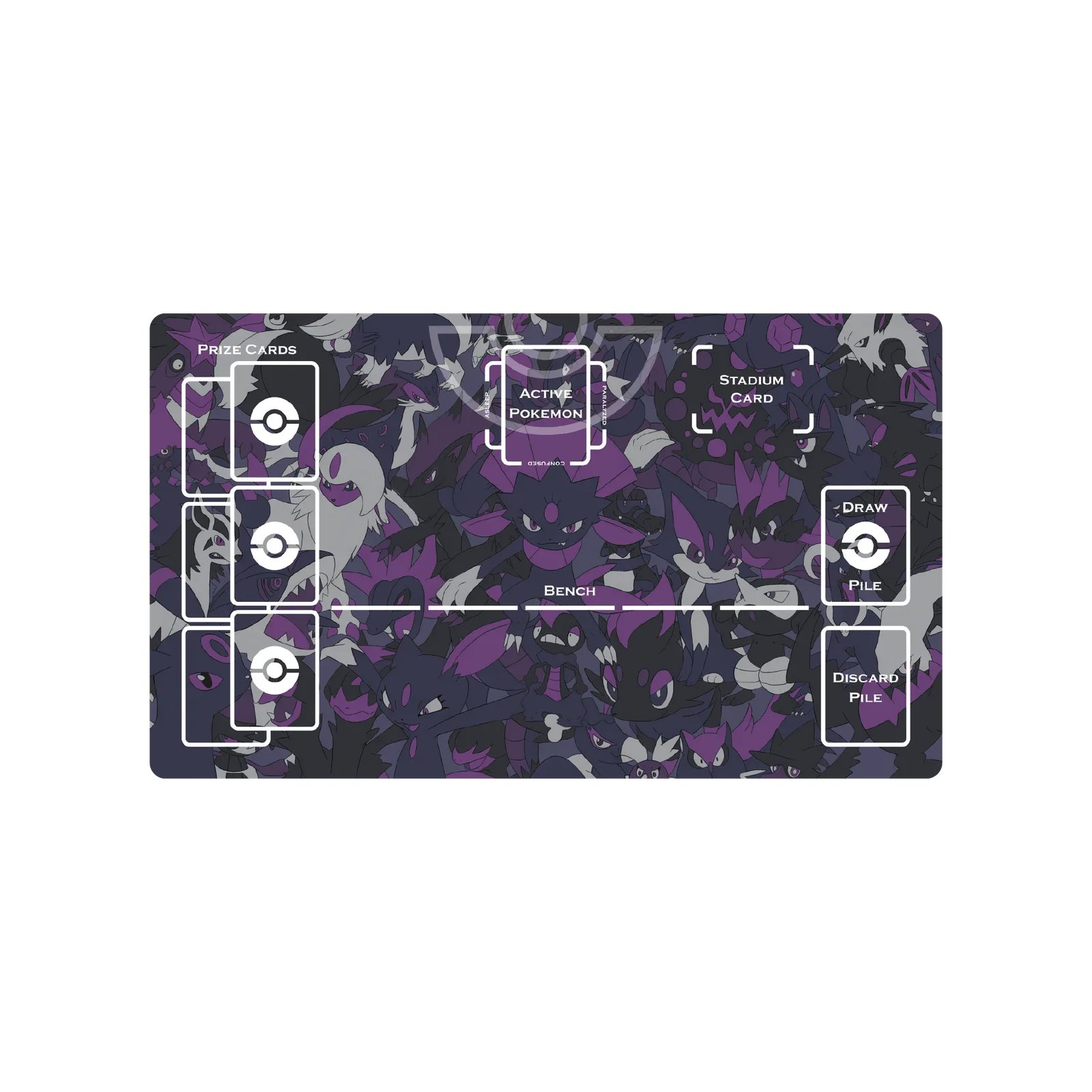 Mousepad Playmat TCG tipo siniestro 60x35 PRO | Custom